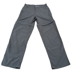White Sierra Pants Size Medium Convertible Pants Shorts Hiking Outdoors